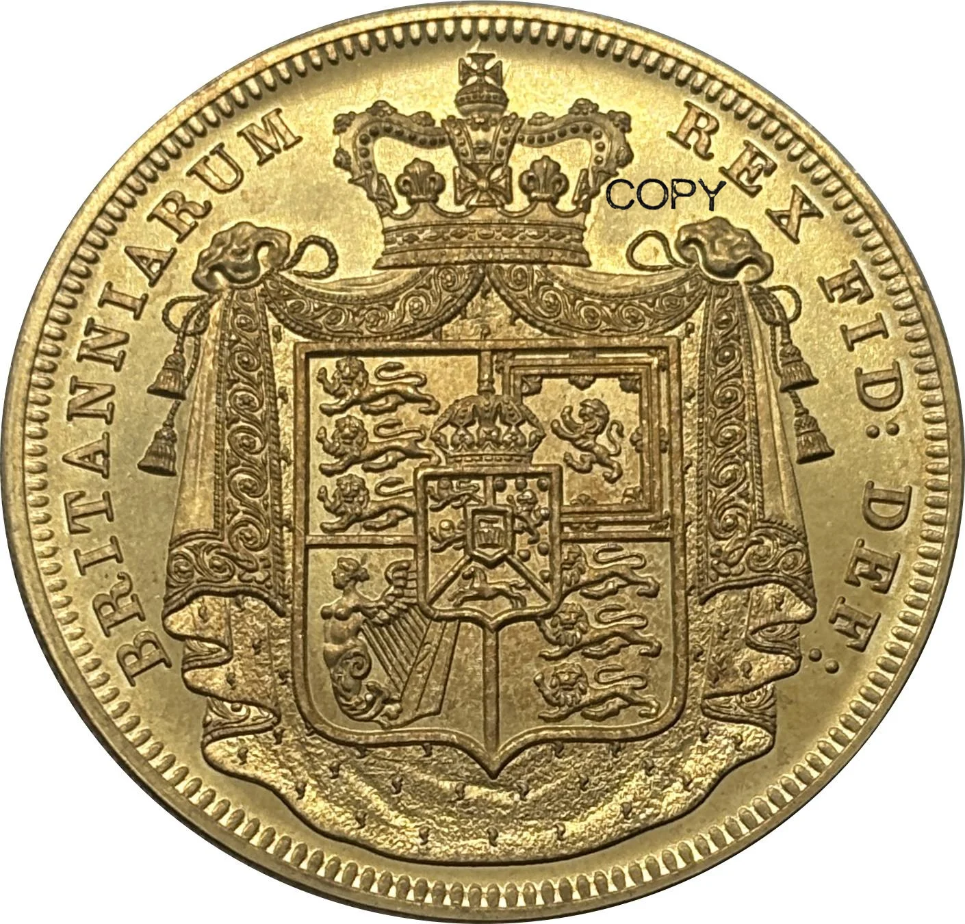 George IV 1826 Antique Replica Coin 2 George IV 1826 Antique Replica Coin - Image 2