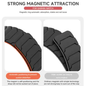Magnetic Silicone Strap for Garmin Fenix 8 13 S46be54865cd044b383bfa5553f1c0054V