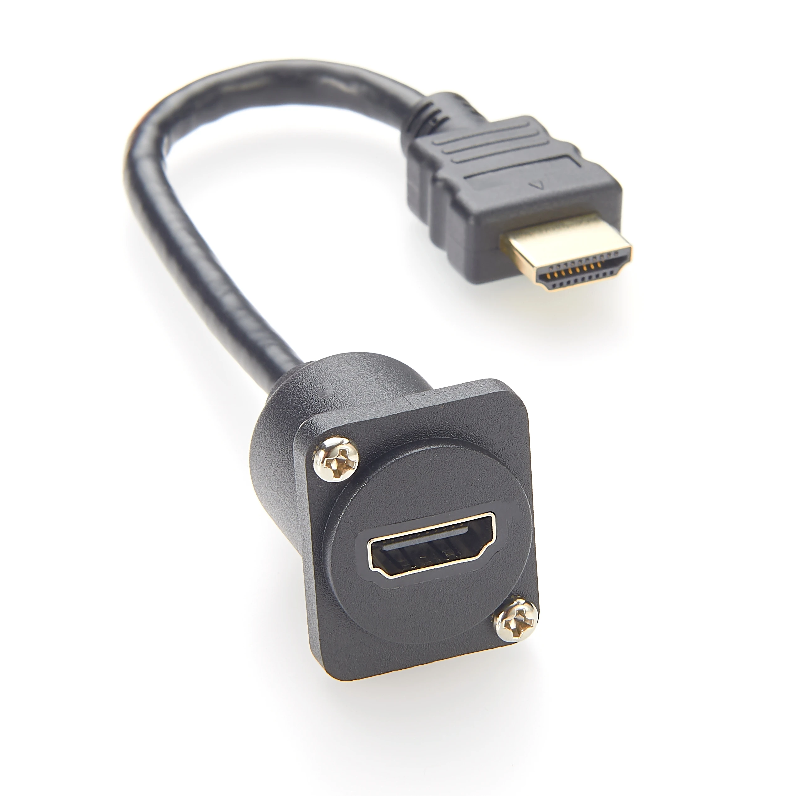 Panel Mount HDMI Extender 1080p 1.4, Black 2 Panel Mount HDMI Extender 1080p 1.4, Black - Image 2