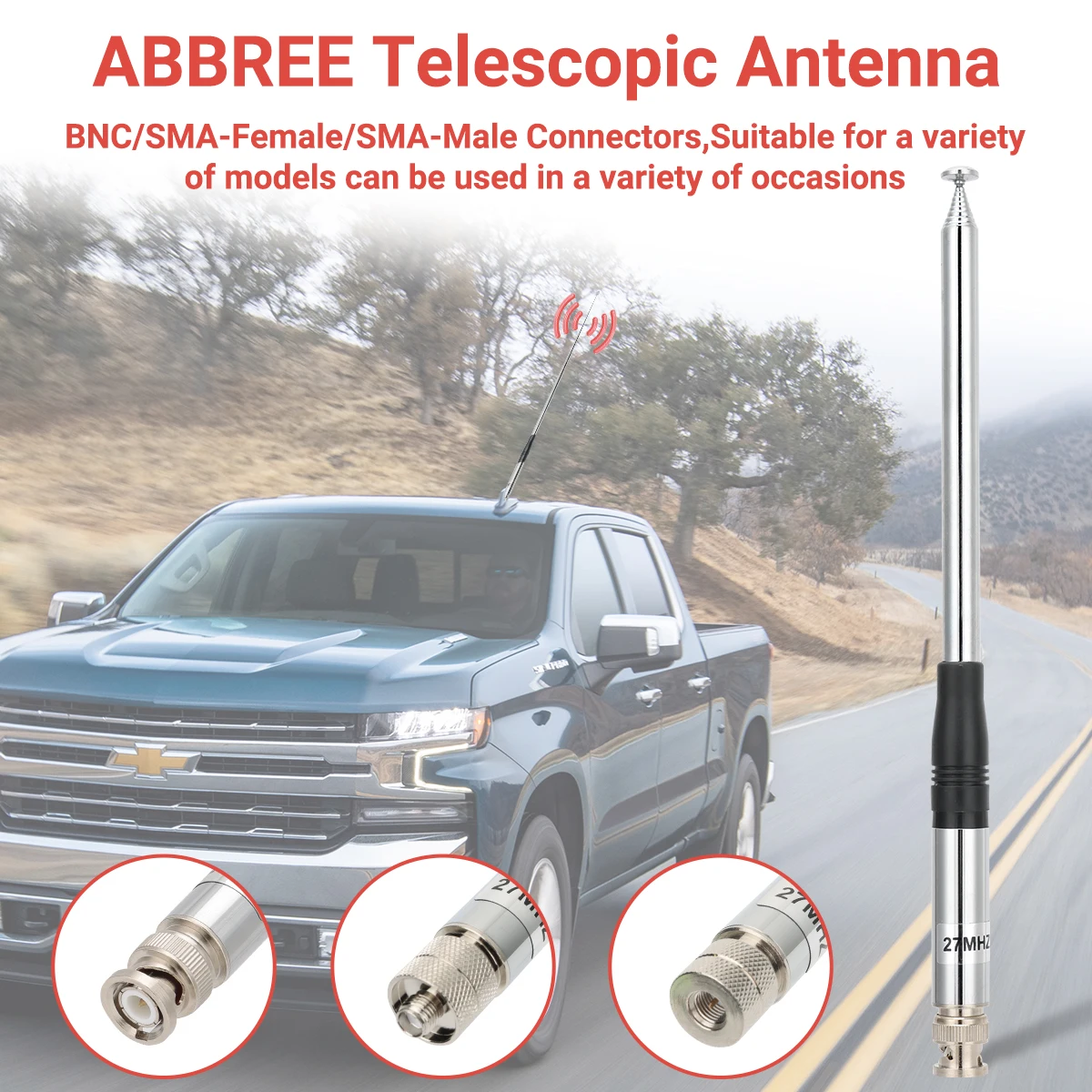 27 MHz Telescopic CB Radio Antenna 4 27 MHz Telescopic CB Radio Antenna - Image 4