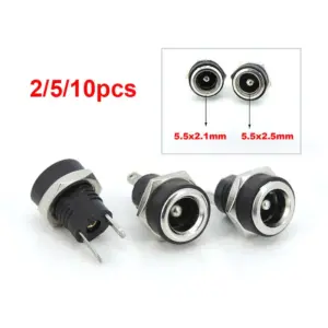 DC Power Jack Socket 5.5x2.1/2.5mm for Projects 9 S470a10446aa64a5285d6a95ca07863e5P