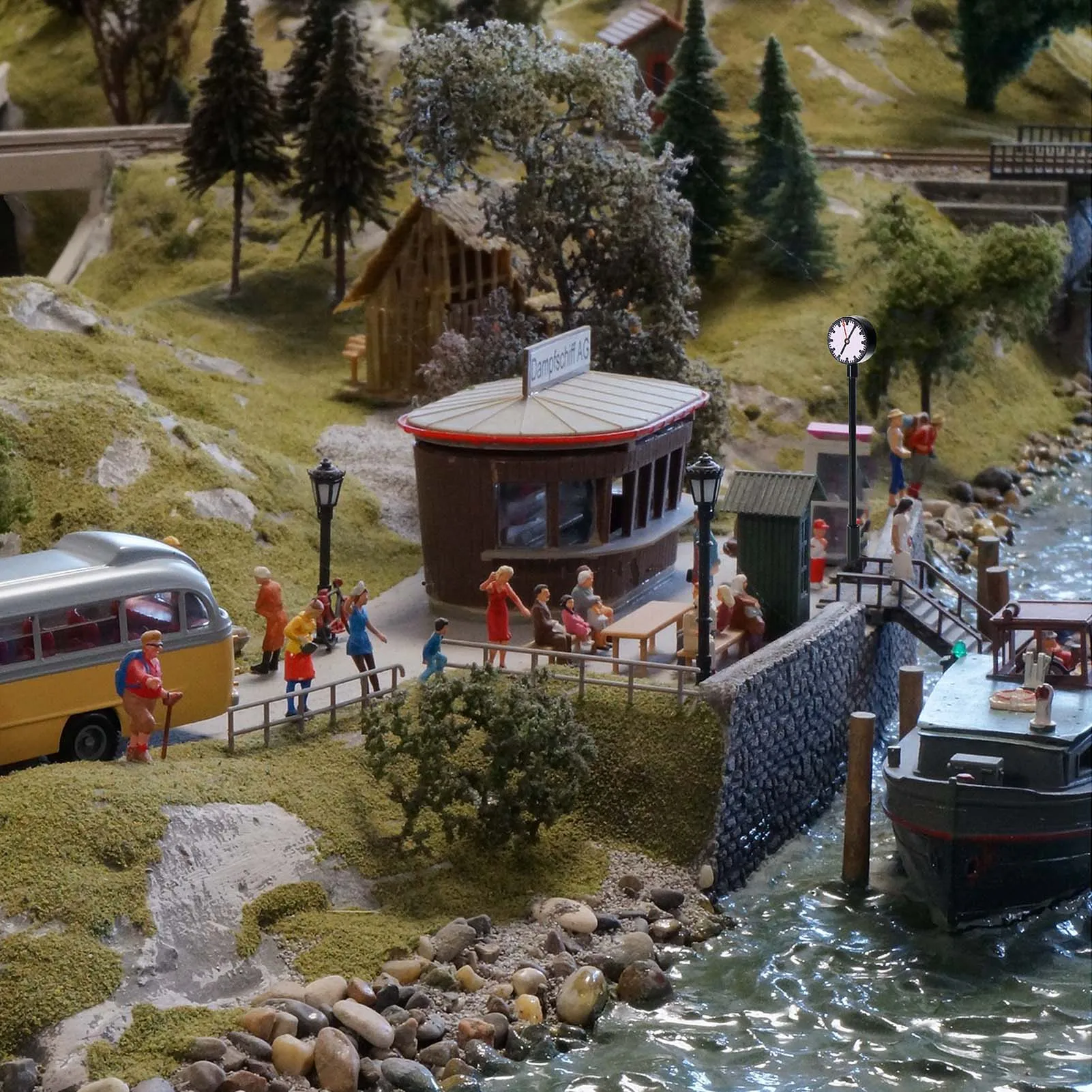 Set of Miniature Brass Clocks for Scales 6 Set of Miniature Brass Clocks for Scales - Image 6