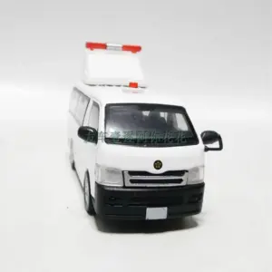 1/64 Scale Toyota Hiace Police Van Model 10 S471f8ce08b3348fa81b7a804eb0a17aeU