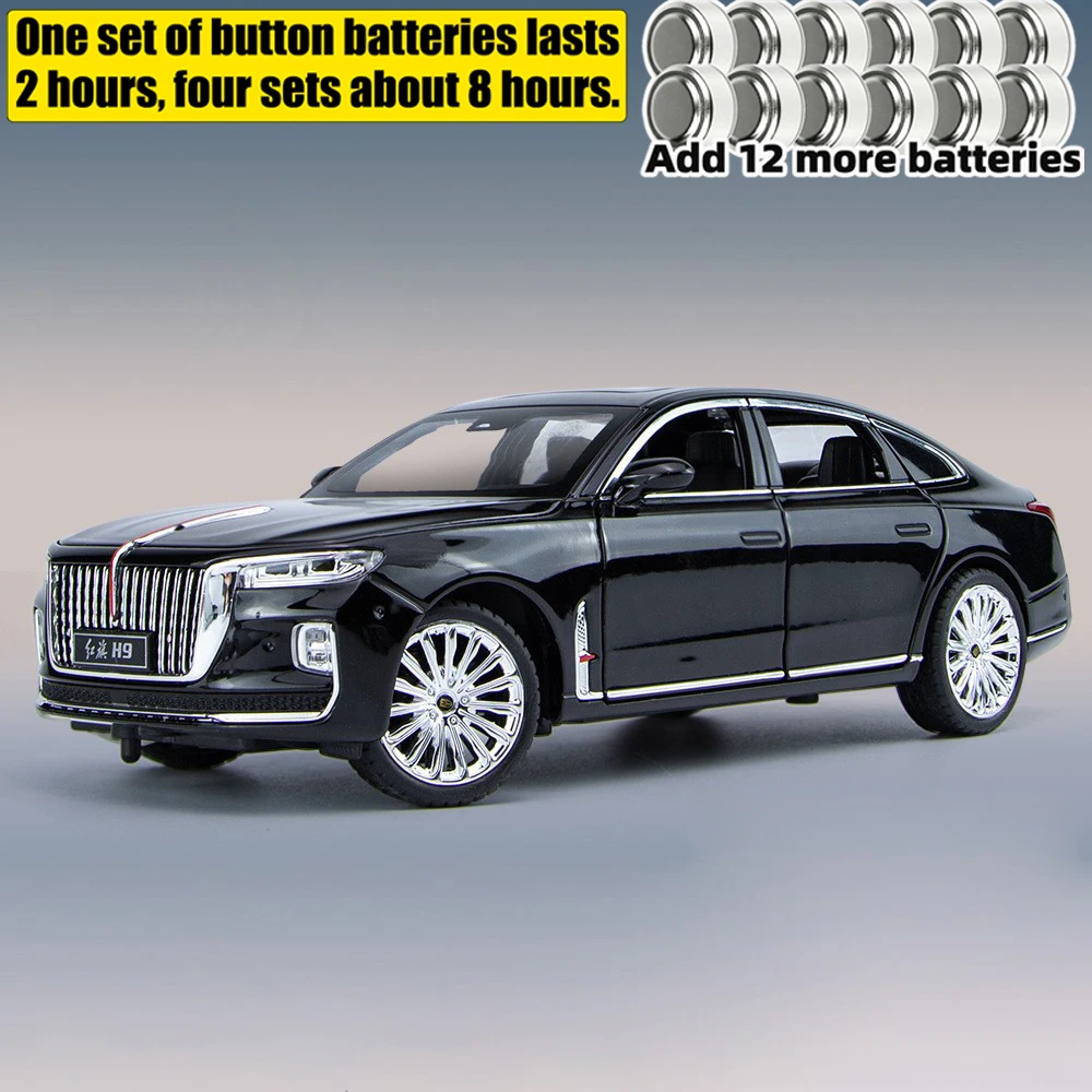 1:24 HONG QI H9 Luxury Sedan Model 7 1:24 HONG QI H9 Luxury Sedan Model - Image 7