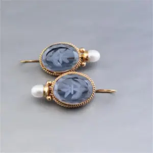Vintage-Inspired Purple Stone Drop Earrings 5 S4729f7b74beb4c4d93a3828641db6857G