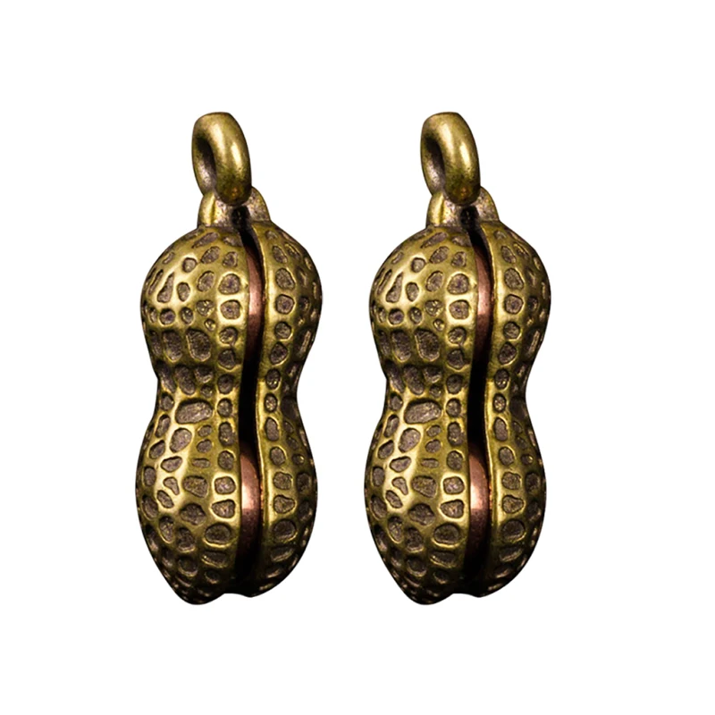 Brass Peanut Ornament Set (1-5 pcs) 9 Brass Peanut Ornament Set (1-5 pcs) - Image 9