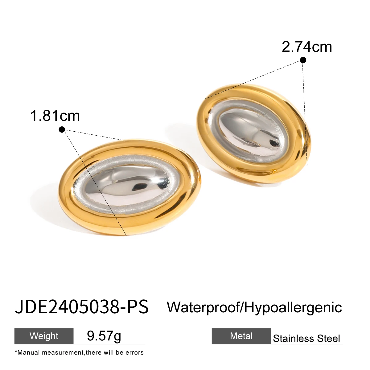 Stainless Steel Geometric Earrings Collection 10 Stainless Steel Geometric Earrings Collection - Image 10