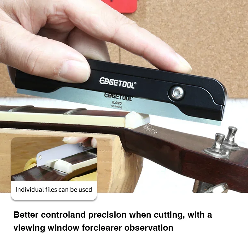 Guitar Nut Slotting File Set 0.010-0.125 Inches 4 Guitar Nut Slotting File Set 0.010-0.125 Inches - Image 4