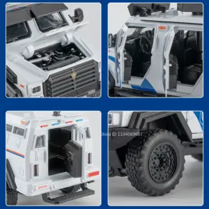 1:32 Saber-Toothed Tiger Police Car Model 13 S474665f9e69a458392718c06ddbb0243A