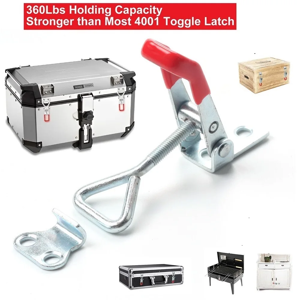Heavy-Duty Metal Toggle Clamp Set with Adjustable Length 6 Heavy-Duty Metal Toggle Clamp Set with Adjustable Length - Image 6