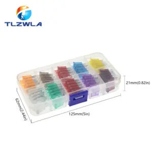 Automotive Blade Fuse Kit 50/100 pcs 15 S474bfd6b29b3434081f628d50ba3cbc5j