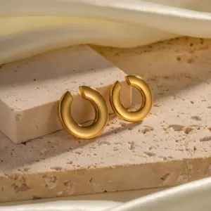 Gold Stainless Steel Clip Earrings Model JDE2302102 10 S474c5512772b491093f81f10f6774749j