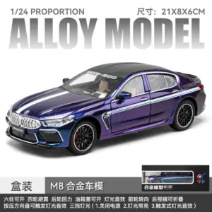 Blue BMW M8 1:24 Diecast Model with Light & Sound 18 S474c9b2b7c7b4991b2d05355fbcf856dm