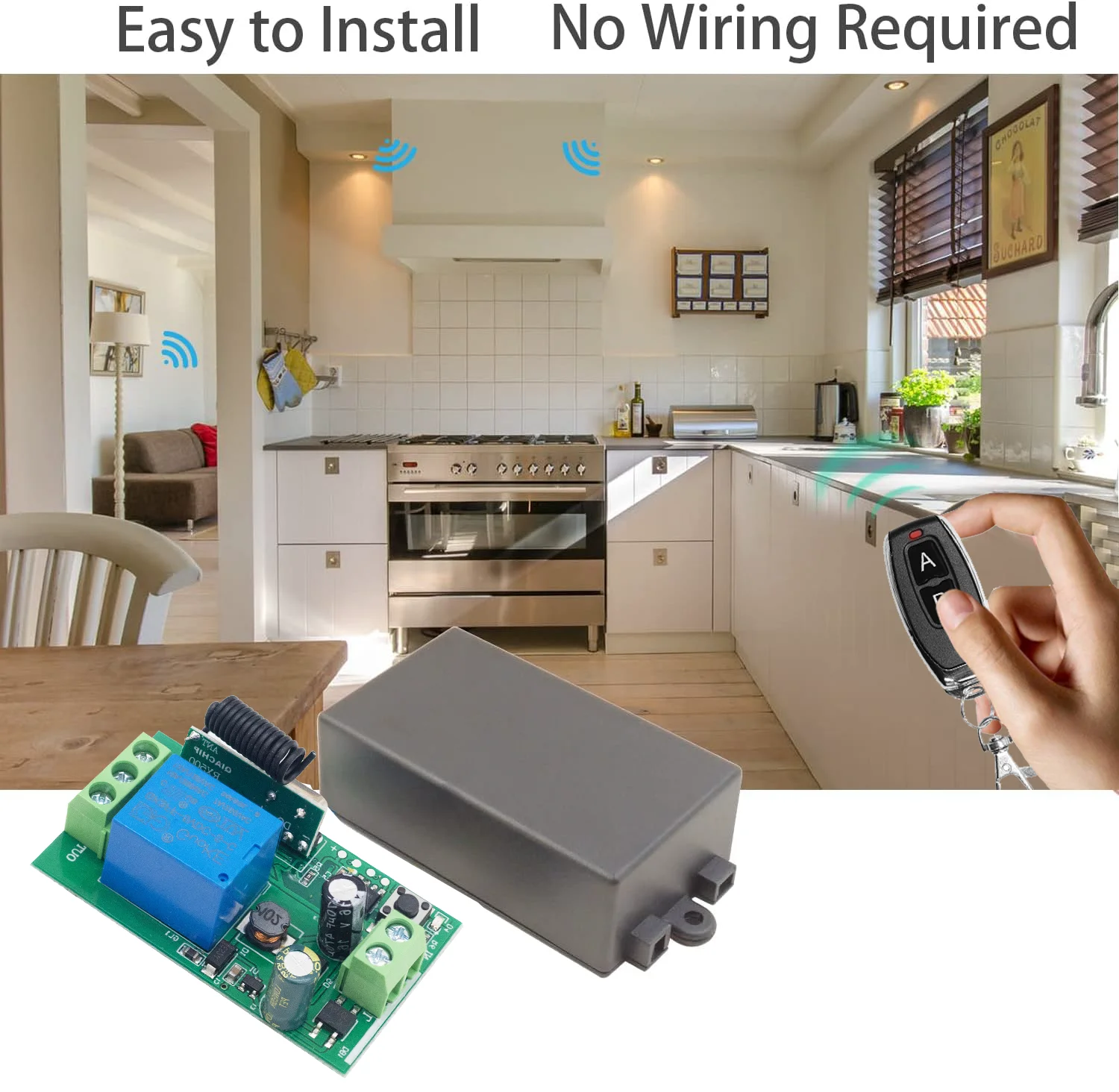 433MHz Wireless Dry Contact Switch Remote Kit 5 433MHz Wireless Dry Contact Switch Remote Kit - Image 5