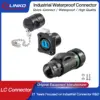 M24 Waterproof LC-LC Fiber Optic Connector