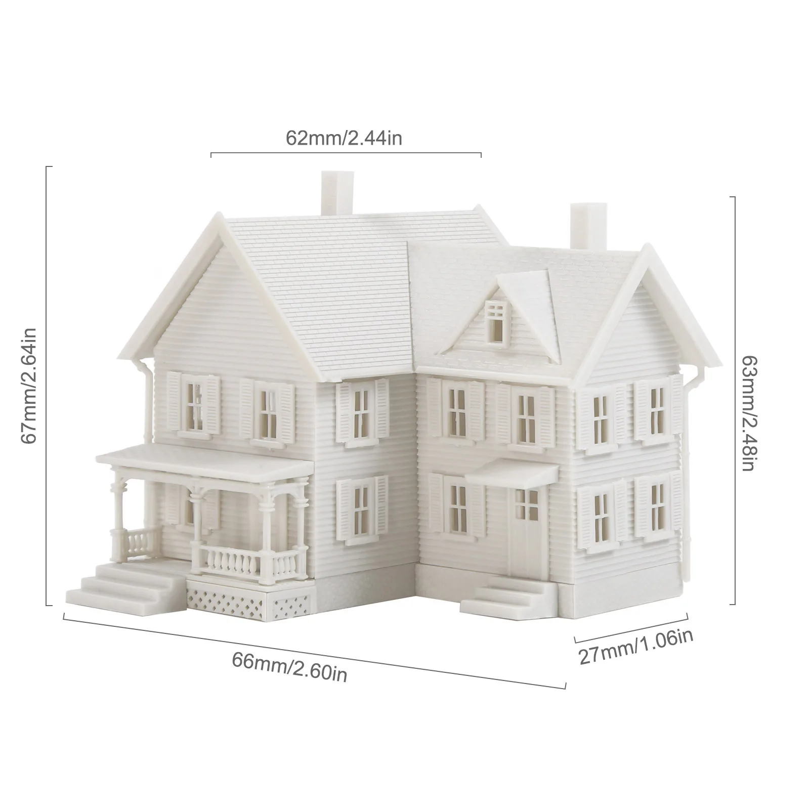 Two-Story Replica House Kit for Model Railroads 6 Two-Story Replica House Kit for Model Railroads - Image 6