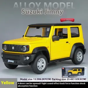Vibrant Lime Green Suzuki Jimny Diecast Model 18 S47a87c5cf396483895935055c38893e69