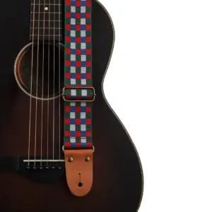 Vibrant Tartan Plaid Guitar Strap by P&P 10 S47ab89a23c9e431f83187f37c78f7cc7T