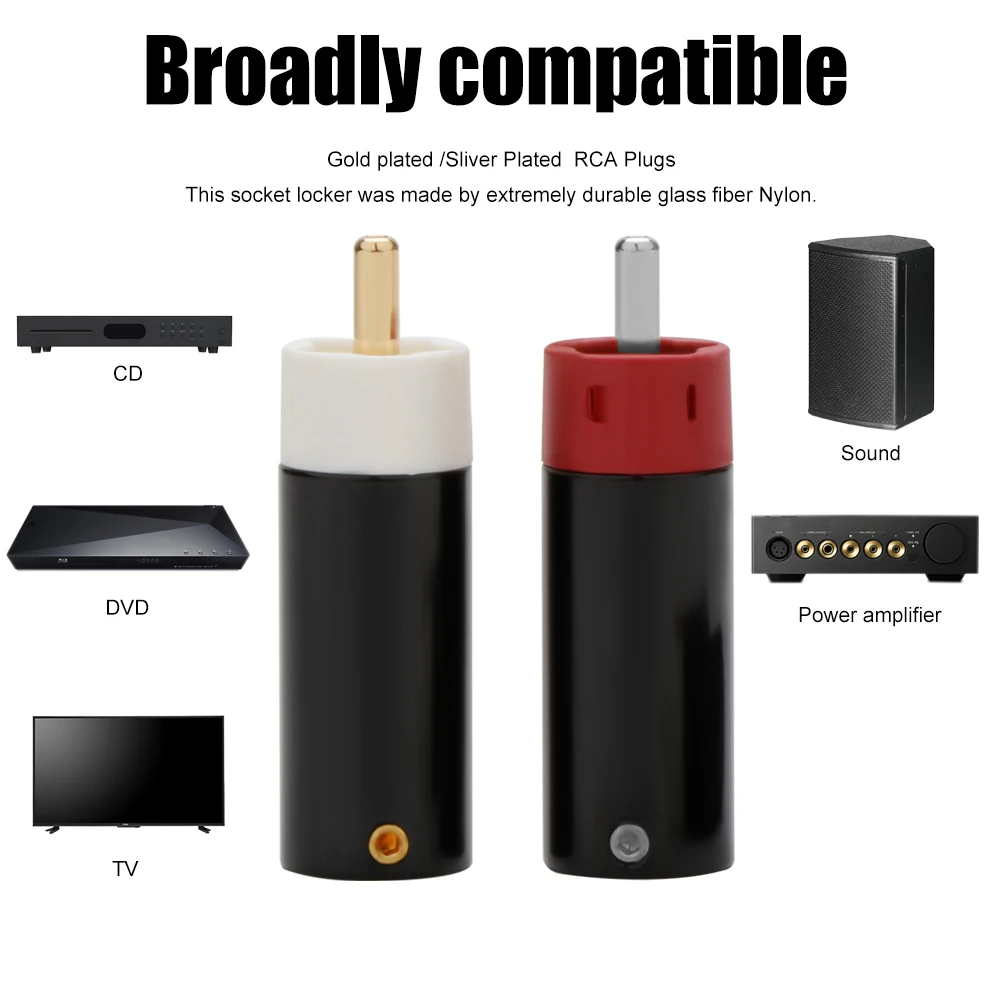 Premium RCA Plugs Set for Audio and Video 6 Premium RCA Plugs Set for Audio and Video - Image 6