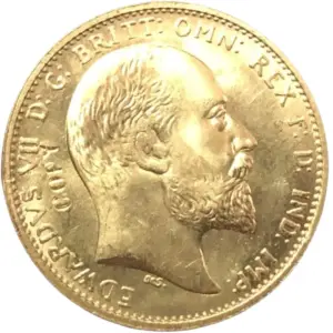 Edward VII Sovereign Replica Coin