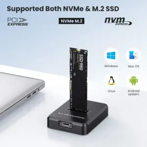 Black M.2 Enclosure for NVMe & SATA SSDs 9 S47cae24ccf8f43f591cf77d5cfb2b2c1A