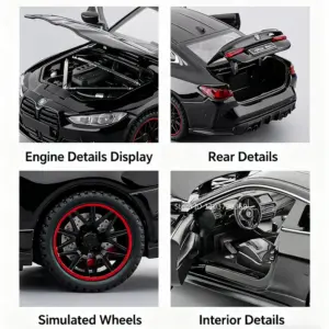 BMW M4 1:32 Scale Diecast Model Car 12 S47d8c9cfa13649fda58a76c09ebbaf3ds