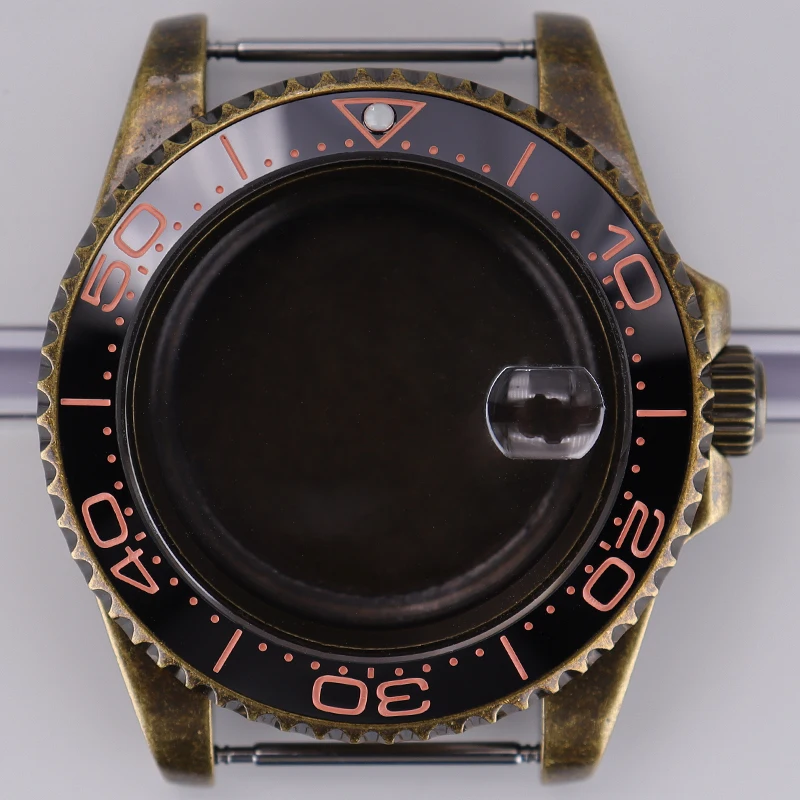 Vintage Bronze 40mm Watch Case for Seiko NH36 6 Vintage Bronze 40mm Watch Case for Seiko NH36 - Image 6
