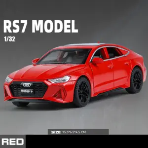 Black Audi RS7 1:32 Scale Diecast Model 16 S4802e9f2376843e588248202effedf50d