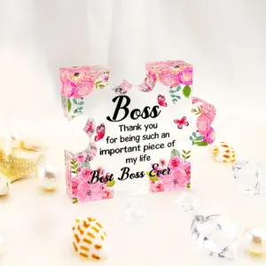 Elegant Floral Boss Lady Acrylic Gift 10 S4828df919db649d988686bfe86d0e193X