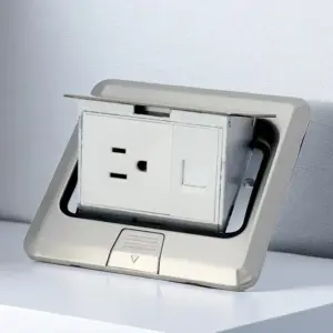 Pop-Up Floor Socket 120x120mm Silver or Gold 17 S483030b6112f4110965384efd39f5d27x