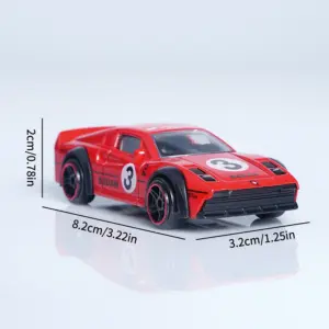 Red 1:64 Diecast Alloy Race Car Model 7 S4835ca58a1514524bf5aab2c7917e8e7q