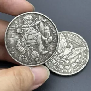 Vintage Copper Commemorative Coin Display 15 S48383c90bb5b44cfb1b442b6fb323a5b0