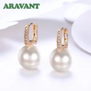 Elegant Pearl Drop Earrings in Gold, Silver, Rosé 16 S483f927eb8fe41998cad53c82d3e9ffba