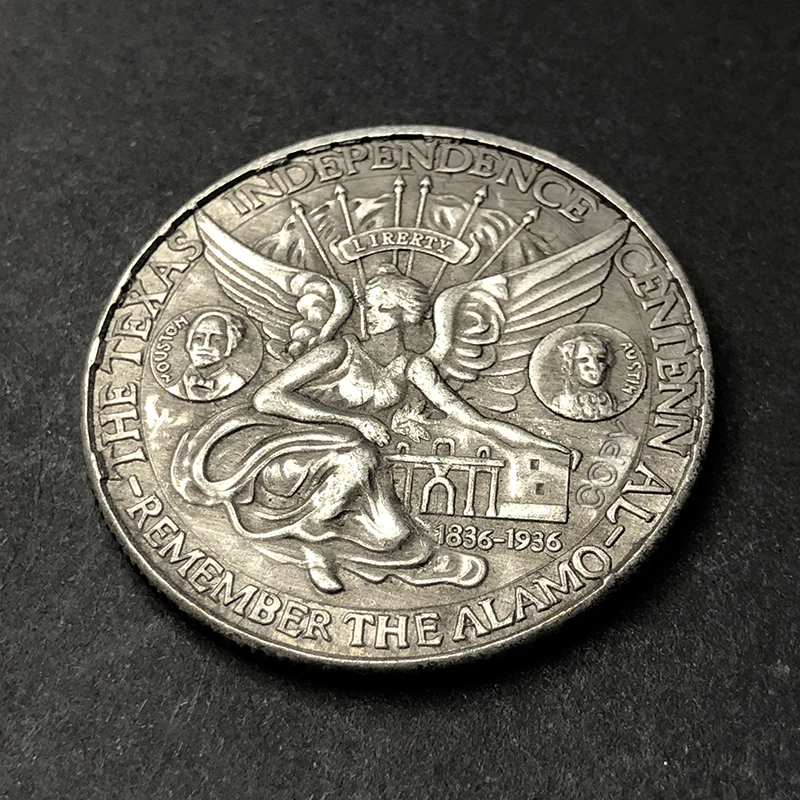 1935 Alamo Commemorative Copper Coin 4 1935 Alamo Commemorative Copper Coin - Image 4