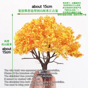 Realistic 15cm Wire Tree Model for Scenery 19 S485163a1433c47819745fd5277aea379t