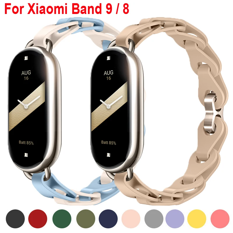 Silicone Strap for Xiaomi Mi Band 8 & 9 1 Silicone Strap for Xiaomi Mi Band 8 & 9