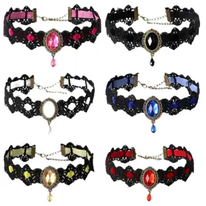 Gothic Victorian Black Lace Necklace 12 S4872db4d9cde47b6bee4c882baff14cbl