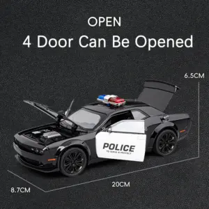 1/22 Challenger SRT Hellcat Police Car Model 8 S4886175332e2496598f957714c4a63fek 1