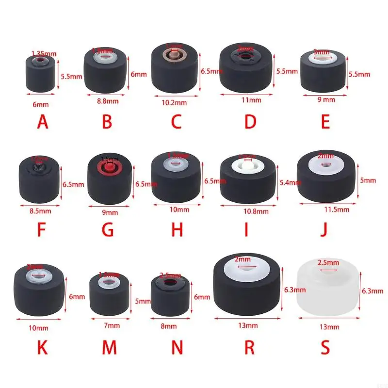 Set of 5 Tape Deck Belt Pulleys for Sony Stereo 5 Set of 5 Tape Deck Belt Pulleys for Sony Stereo - Image 5