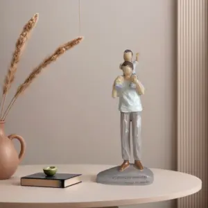 Family Bond Resin Sculpture 15cm 12 S48a25dd99f3e4f3ea9fb2b827c22fd3f2