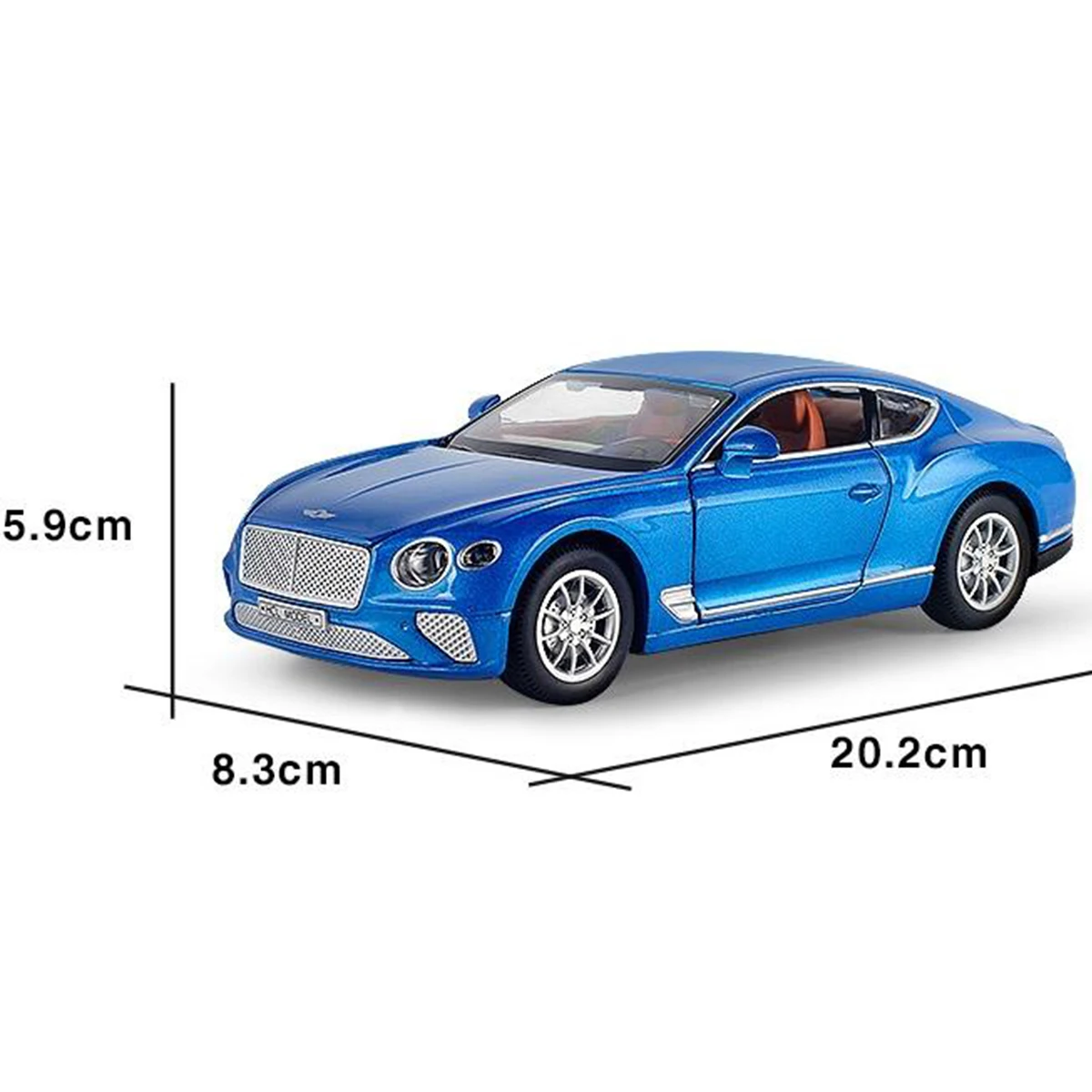Red Bentley Continental GT 1:22 Diecast Model 4 Red Bentley Continental GT 1:22 Diecast Model - Image 4