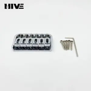 Zinc Alloy Electric Guitar Bridge in Gold, Silver, Black 9 S48b456194d254caea16dbd9f549f6cda4