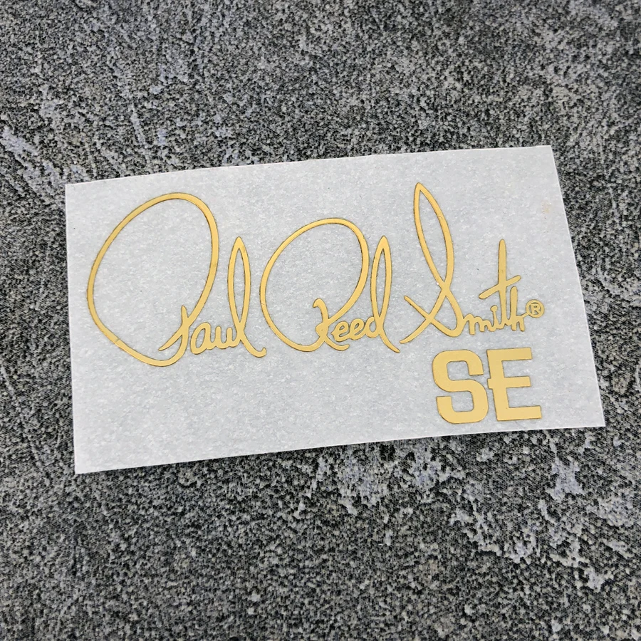 Gold Paul Reed Smith Guitar Decal Set 2 Gold Paul Reed Smith Guitar Decal Set - Image 2