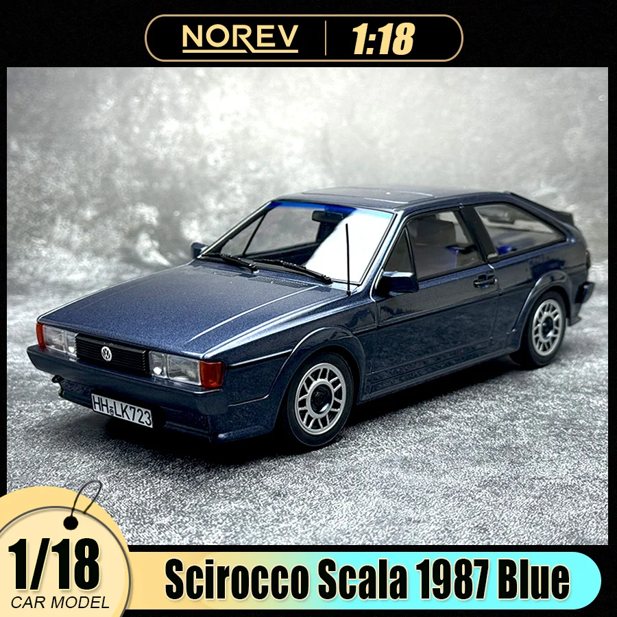 1987 VW Scirocco 1:18 Diecast Model Blue 4 1987 VW Scirocco 1:18 Diecast Model Blue - Image 4