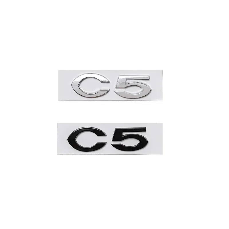 Citroen C5 3D Badge Set in Chrome & Black 7 Citroen C5 3D Badge Set in Chrome & Black - Image 7