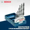 Bosch Mini-X-Line Wood Drill Bit Set (7 pcs)
