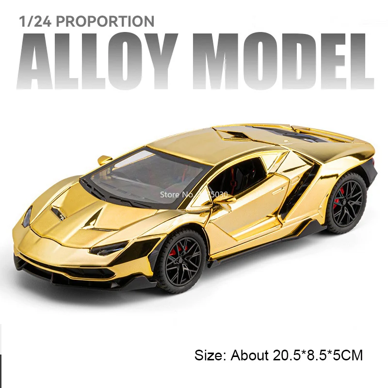 Iridescent 1:24 Lamborghini LP770-4 Diecast Model 7 Iridescent 1:24 Lamborghini LP770-4 Diecast Model - Image 7
