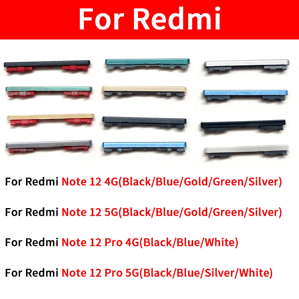 Redmi Note 12 Power & Volume Button Set 2 Redmi Note 12 Power & Volume Button Set - Image 2