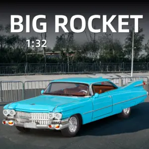 Blue 1:32 Scale Cadillac Diecast Model 8 S48e79690770b422d997760f28d80f8c65
