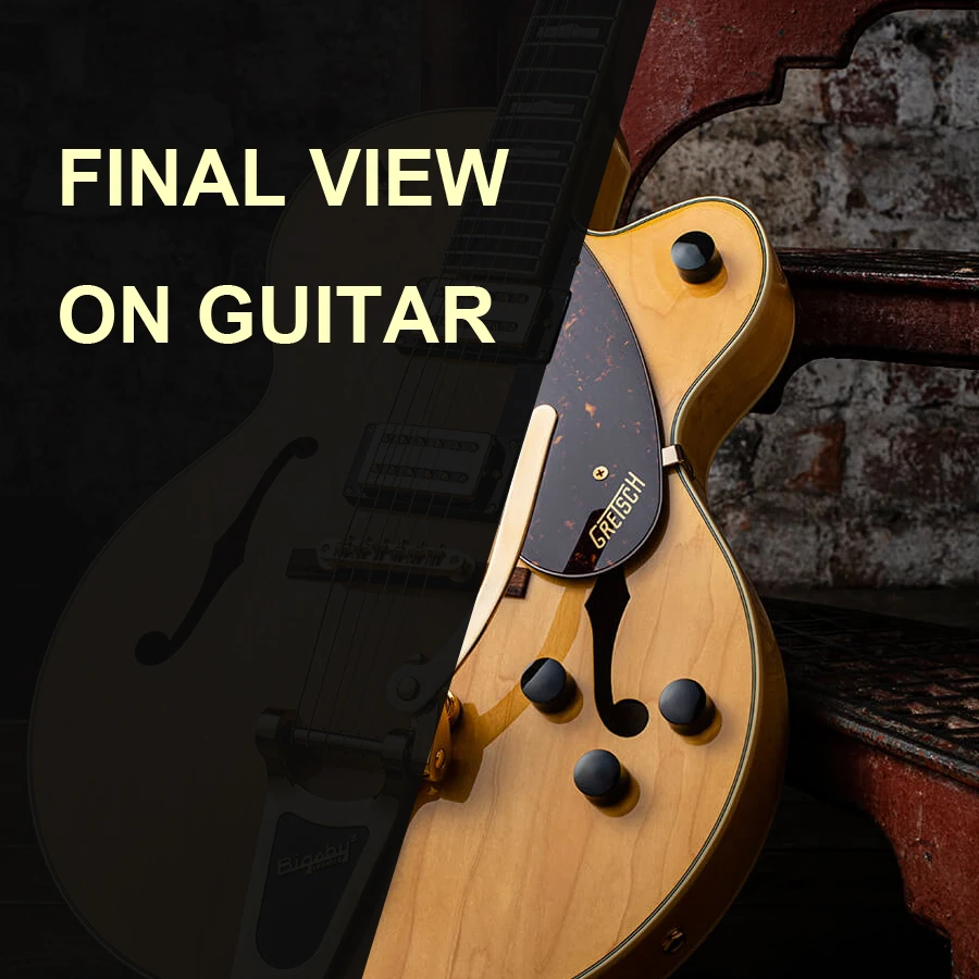 Black Guitar Control Knobs for Gretsch 5 Black Guitar Control Knobs for Gretsch - Image 5